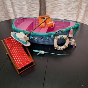 Our Generaion Row Your Boat Set with Working Lights & Accessories